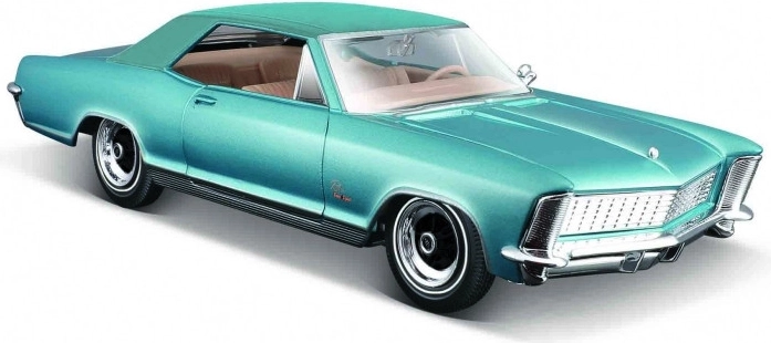 Modello Buick Riviera 1965 blu 1/24