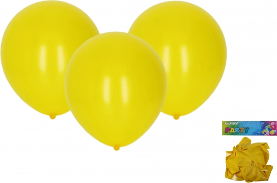 Palloncino gonfiabile 30 cm giallo - set da 10 pezzi