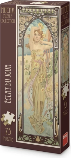 Puzzle panoramico Dino Alfons Mucha – Bagliore del giorno (75 pezzi)