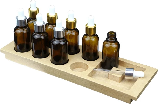 Bottigliette dei gusti Moyo Montessori