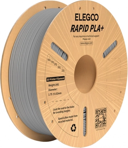Filamento ELEGOO Rapid PLA+ grigio