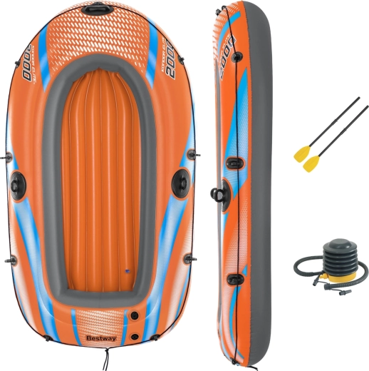 Bestway gommone gonfiabile Kondor Elite 2000 con pagaie