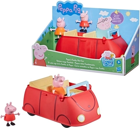 Auto familiare Peppa Pig con personaggi