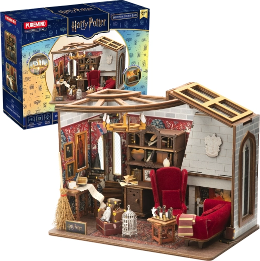 Puremind Harry Potter puzzle 3D in legno – sala comune di Grifondoro