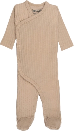 Lodger tutina traspirante per neonato seersucker beige