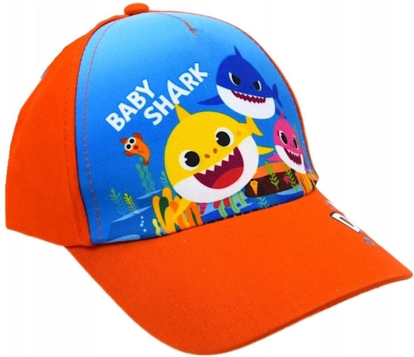 Cappellino arancione per bambini Baby Shark