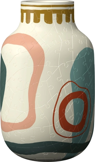 Vaso puzzle 3D astratto beige