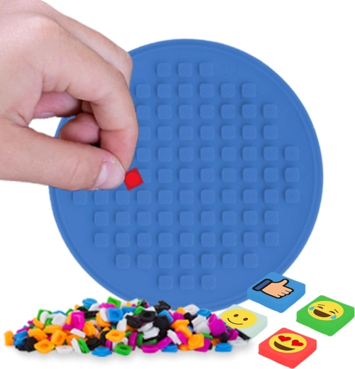 Pannello a mosaico Pixie crew cerchio blu