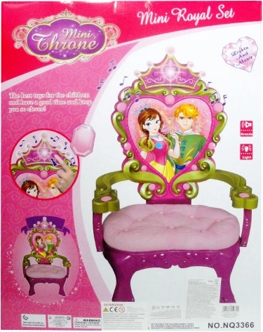 Trono per bambine - 1 pezzo