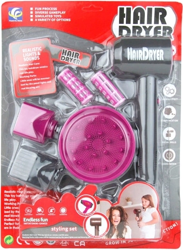 Set da parrucchiera a batterie per piccole signorine