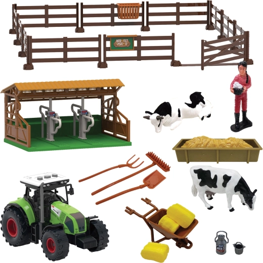 Set da gioco fattoria con luci e suoni, 43 pezzi