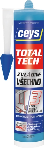 Colla e sigillante universale 290 ml CEYS Total Tech Blu
