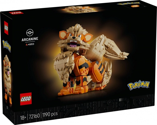 Set di costruzioni LEGO Pokémon Arcanine per adulti