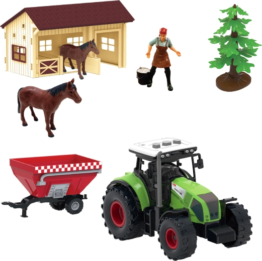 Set da gioco fattoria con luci e suoni, 10 pezzi