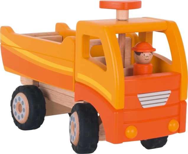 Giocattolo Goki - Mega autocarro ribaltabile in legno