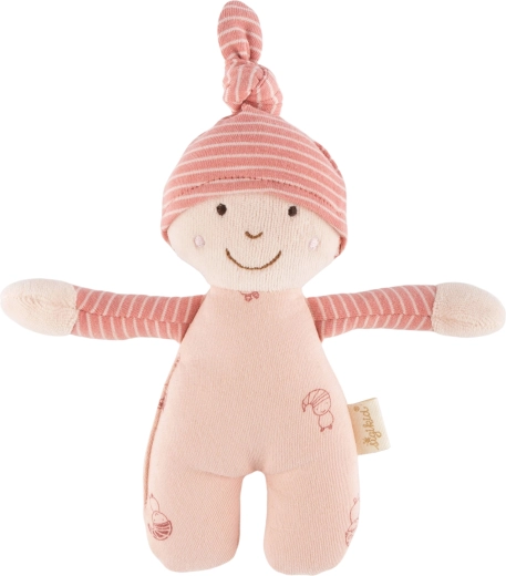 Sigikid bambola morbida – primo peluche rosa 17 cm