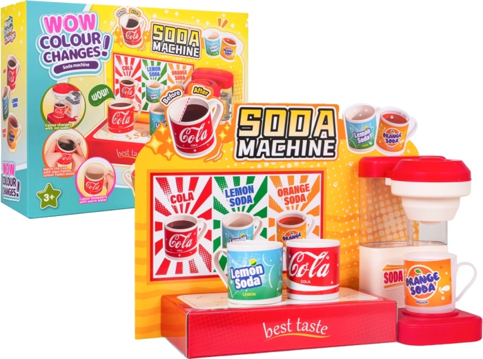 Distributore di bevande per bambini con cambio colore e accessori