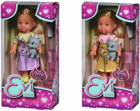 bambola Evi Love con gattino – 2 varianti