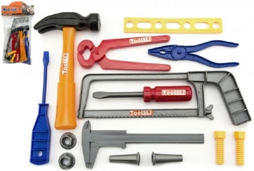 Set di attrezzi in plastica per bambini
