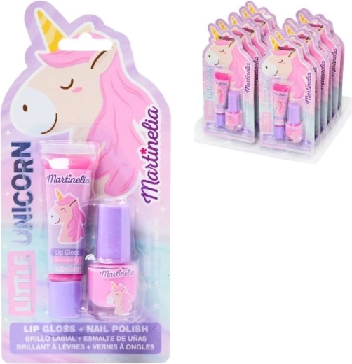 Lucidalabbra e smalto per unghie Unicorno