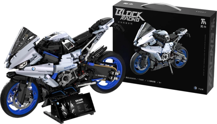 Set di costruzioni moto sportiva – 1988 pezzi
