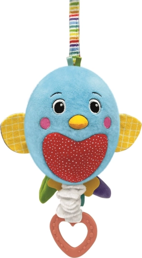 Uccellino di peluche con la ninna nanna di Brahms di Clementoni