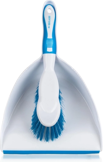 Spazzola e paletta con bordo in gomma EXCLUSIVE