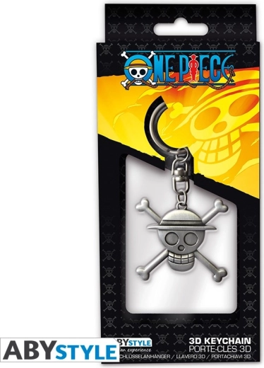 Portachiavi 3D One Piece Skull Luffy - 1 pezzo