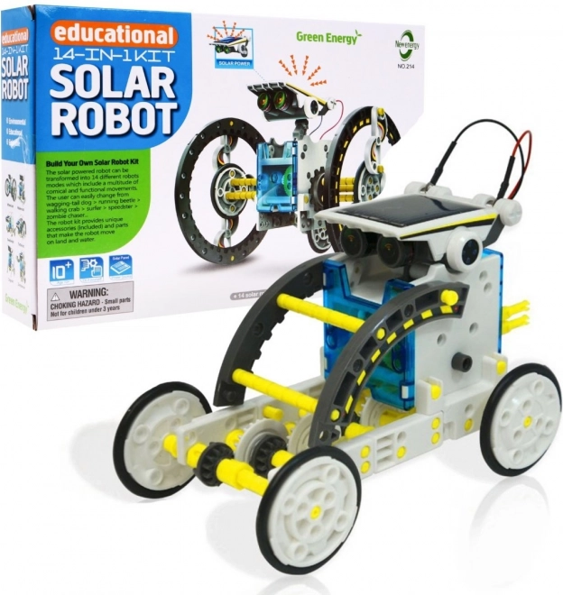 Kit di costruzione robotico solare 14-in-1