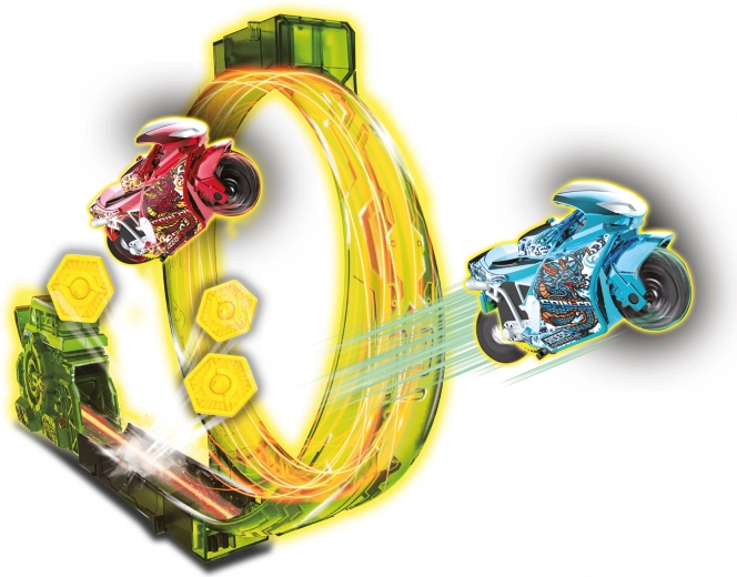 Spin and Build Basic pista con 1 moto