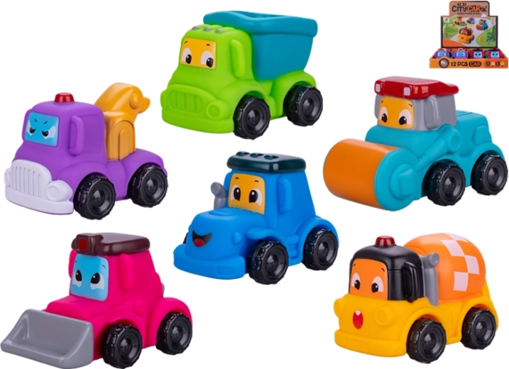 Veicoli da costruzione morbidi per bambini 18+ mesi