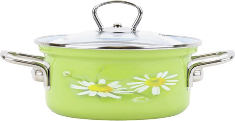 Casseruola BELIS Daisy 16 cm con coperchio in vetro 1,4 l