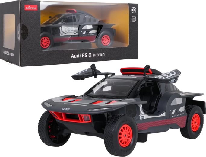 Modello in metallo Audi RS Q e-tron 1:24 RASTAR, grigio
