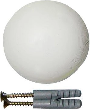 Ammortizzatore paraurti per porte 40 mm, bianco, 2 pezzi