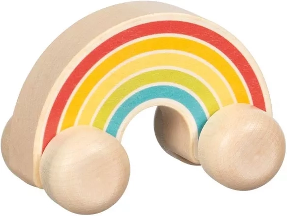 Goki macchinina in legno arcobaleno