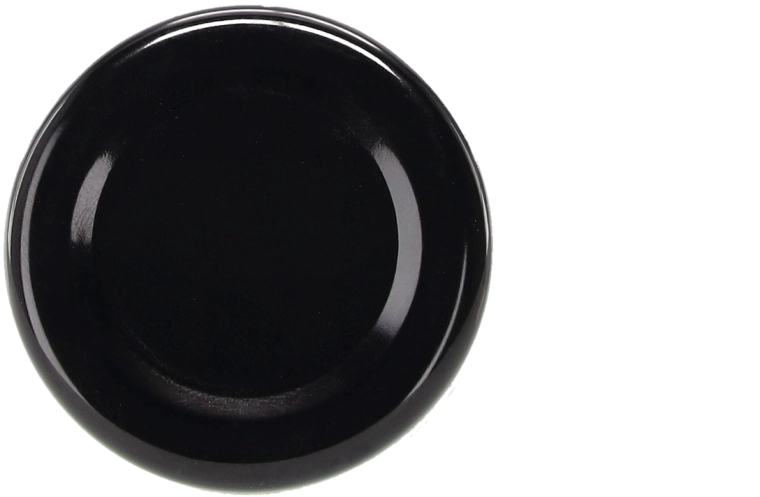 Set di coperchi neri da 43 mm per barattoli e bottiglie – 20 pezzi