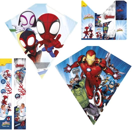 Aquilone Marvel Spidey/Avengers 59 × 56 cm - 1 pezzo