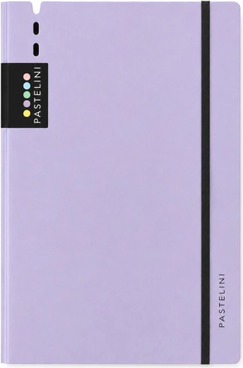 Karis blocco A4 a quattro anelli PASTELLINI viola