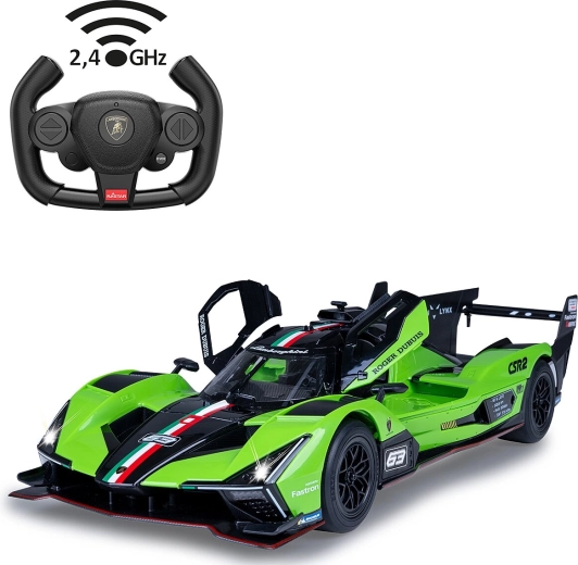 Auto RC Lamborghini SC63 LMDH 1:14 verde