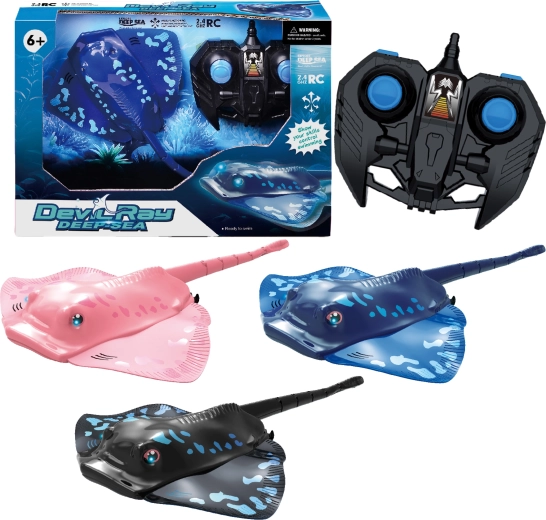 R/C razza Manta con movimento realistico 2,4 GHz