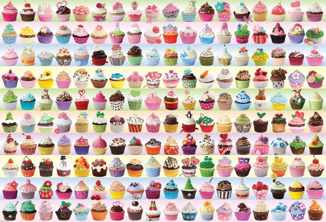 Puzzle EUROGRAPHICS cupcake colorati 2000 pezzi