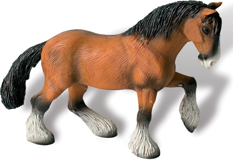 Figura Bullyland cavallo Shire castrato