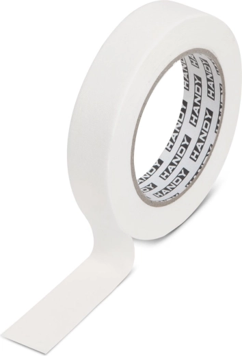 Nastro adesivo per mascheratura con adesivo a base solvente 50 m × 19 mm bianco
