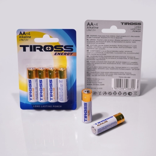 Batterie alcaline AA LR6 1,5 V – confezione da 4 pz