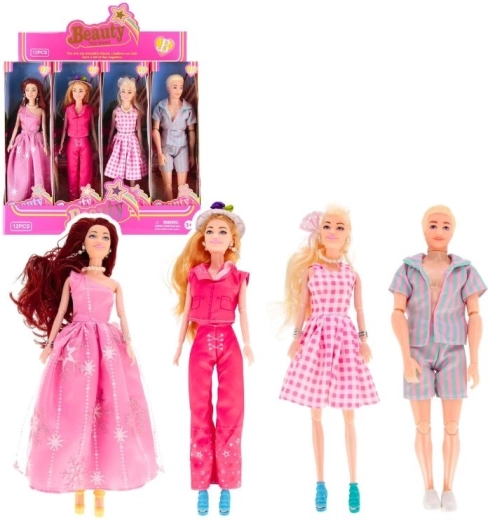 Bambola fashion Beauty con articolazioni mobili (4 varianti)