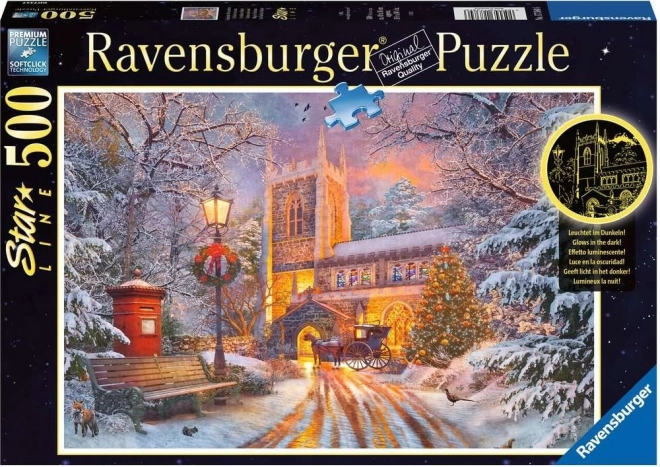 Ravensburger puzzle luminoso Natura morta di Natale 500 pezzi