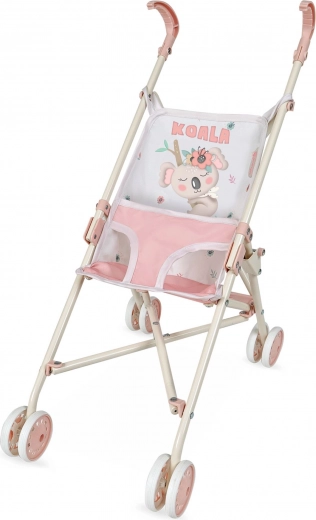 Passeggino pieghevole per bambole koala 56 cm