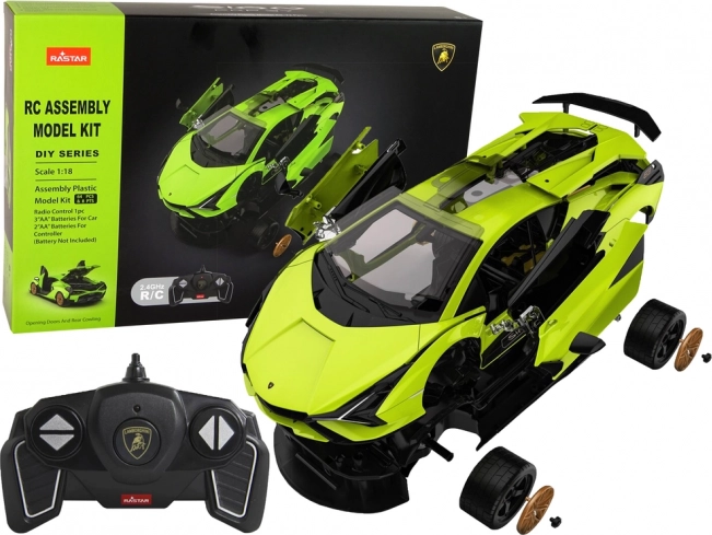 Kit di montaggio RC auto 1:18 Lamborghini Sian FKP 37
