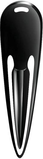 Apribuste in plastica, nero