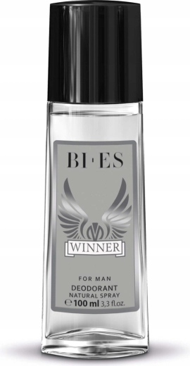 Deodorante da uomo in vetro BI-ES Winner 100 ml